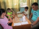 Семейные соревнования по шашкам - 2016